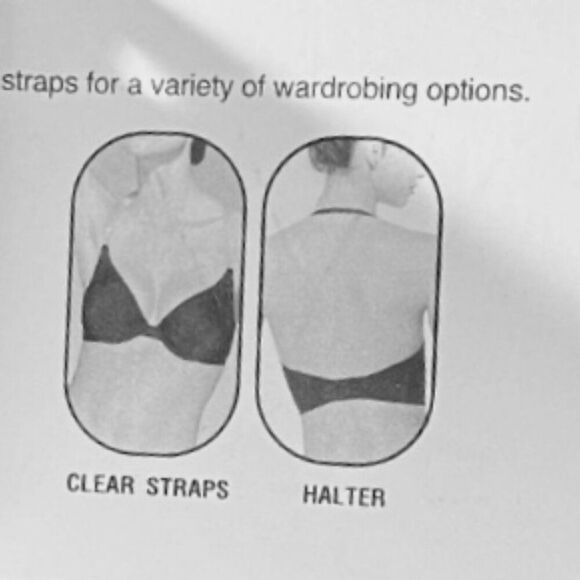 Wacoal T Shirt Bra Convertible Silicone Strap Regular Plunge Racer or Halter 34B - Picture 13 of 15